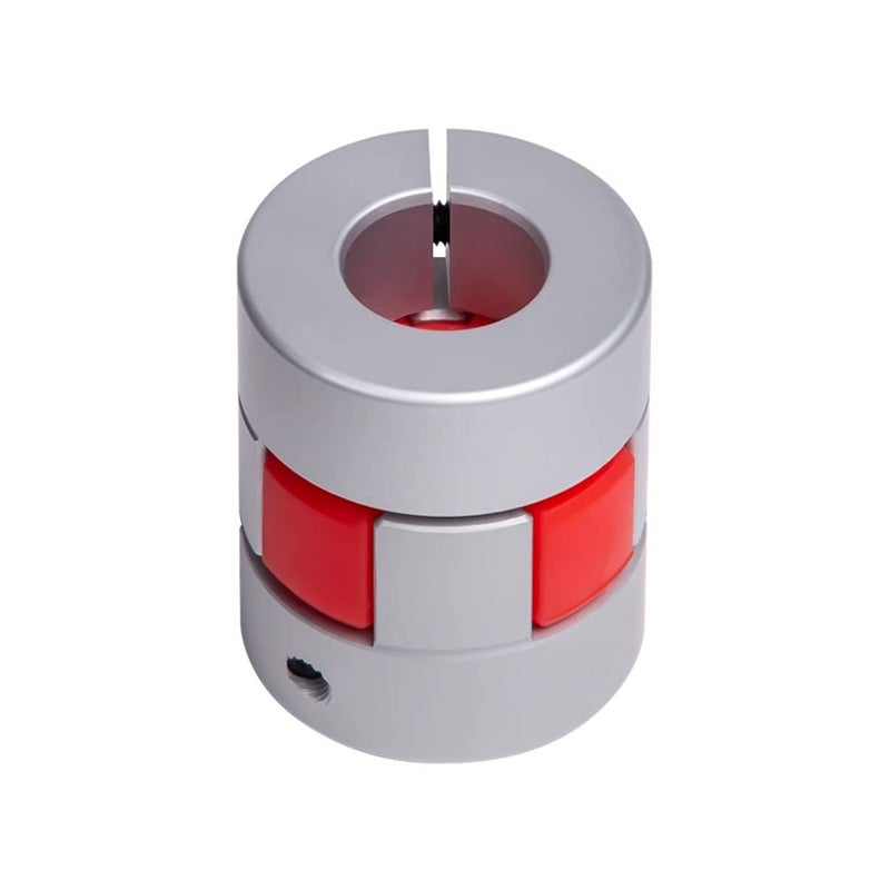 Sinoblu Store Aluminium Plum Flexible Shaft Coupling Diameter 25mm Length 30mm Connector Flexible Coupler for 3D Printer CNC Machine and Servo Stepped Motor (D25L30, 6-6.35) - Image 1